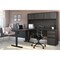 Bestar Prestige + Height Adjustable L-Desk with Hutch, Bark Gray/Slate 99886-000047 - alternate 5